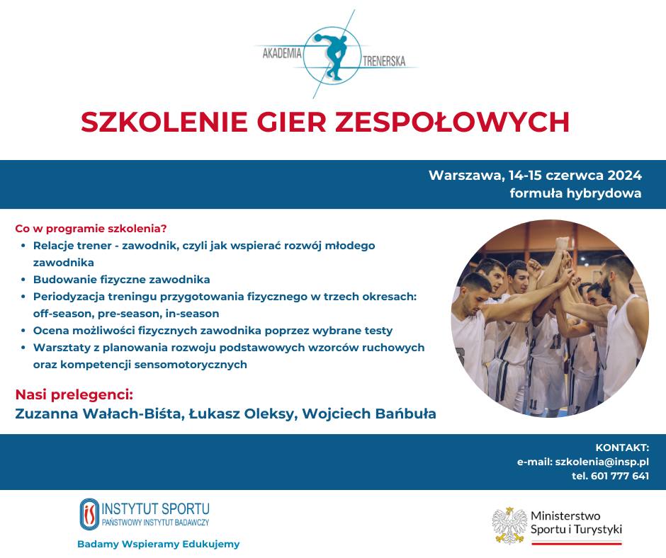 Szkolenie gier zespołowych